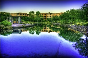 Canal by the hotel Canal by the hotel